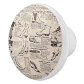  damesschoenencatalogus - Mode uit de jaren 1900 Keramische Knop (Rechts)