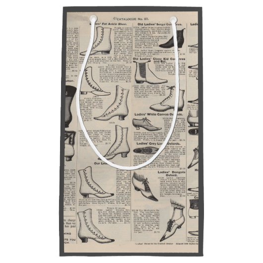  damesschoenencatalogus - Mode uit de jaren 1900 Klein Cadeauzakje (Voorkant)