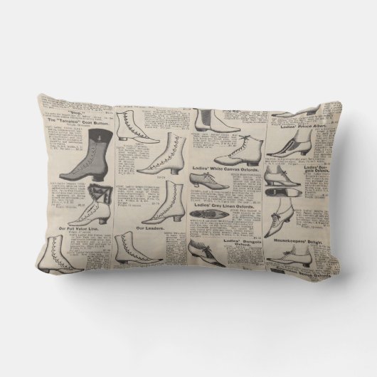  damesschoenencatalogus - Mode uit de jaren 1900 Kussen (Achterkant)