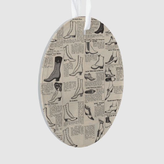  damesschoenencatalogus - Mode uit de jaren 1900 Ornament (voorkant)