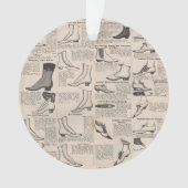  damesschoenencatalogus - Mode uit de jaren 1900 Ornament (voorkant)