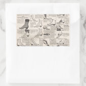  damesschoenencatalogus - Mode uit de jaren 1900 Rechthoekige Sticker (Tas)