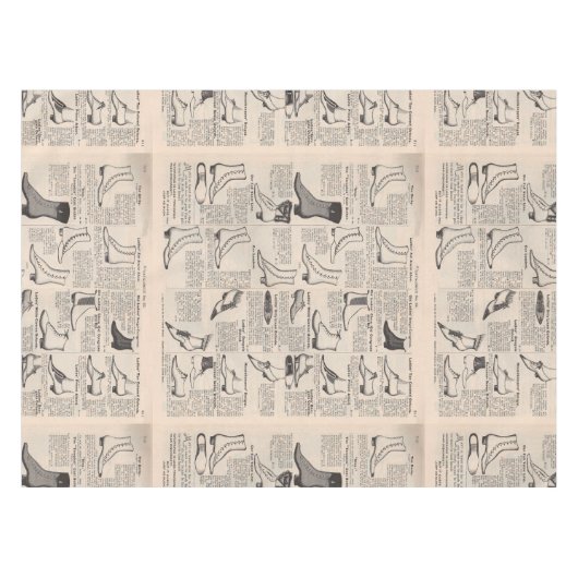  damesschoenencatalogus - Mode uit de jaren 1900 Tafelkleed (Voorkant (Horizontaal))