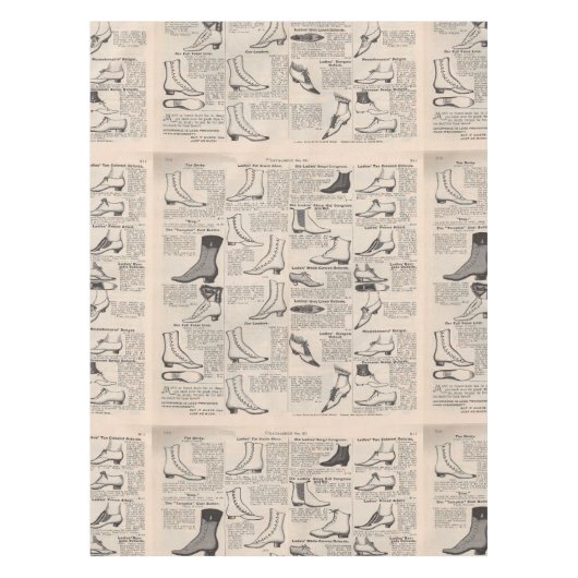  damesschoenencatalogus - Mode uit de jaren 1900 Tafelkleed (Voorkant)