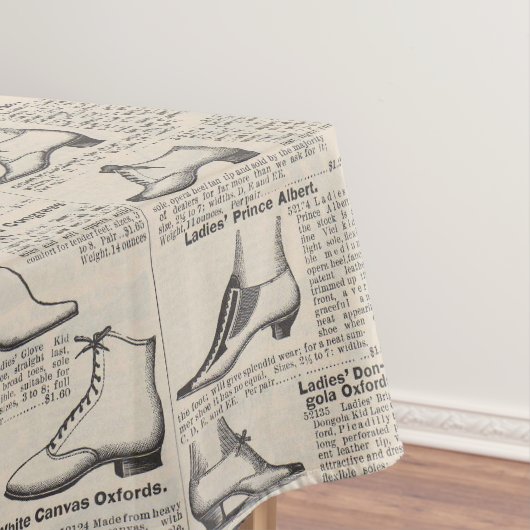  damesschoenencatalogus - Mode uit de jaren 1900 Tafelkleed (Voorbeeld)