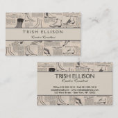  damesschoenencatalogus - Mode uit de jaren 1900 Visitekaartje (Voorkant / Achterkant)