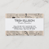  damesschoenencatalogus - Mode uit de jaren 1900 Visitekaartje (Achterkant)