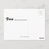 damestoornis met baby ladybugs briefkaart (Achterkant)