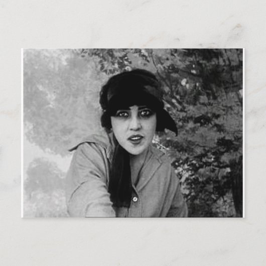 damesvampier briefkaart (Voorkant)