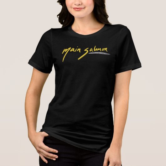 Damesversie 3 Tri-Blend shirt (Voorkant)