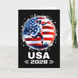 Damesvoetbal Amerikaanse vlag Voetbal Kleding Voet Kaart