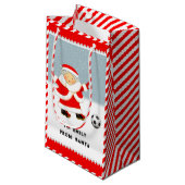 Damesvoetbal Kerst Cadeautasje (Voorkant Gekanteld)