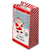 Damesvoetbal Kerst Cadeautasje (Achterkant Gekanteld)