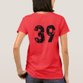 Damesvoetbal T-shirt (Achterkant)