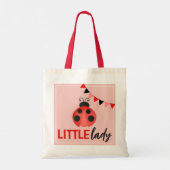 Dameswaterverf Lieveheersbeestje Boodschappentas Tote Bag (Achterkant)