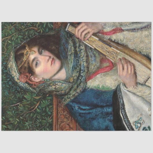 damesweefsel voor muziek tissuepapier (Voorkant)