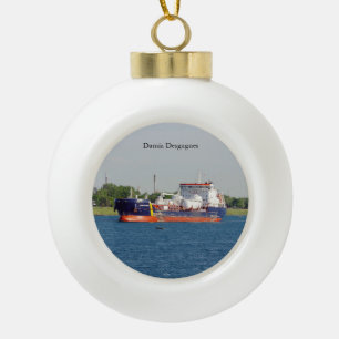 Damia Desgagnes ball of snowflake ornament