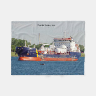 Damia Desgagnes fleece blanket Deken
