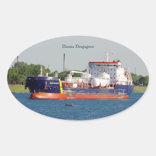 Damia Desgagnes sticker (Voorkant)