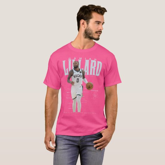 Damian Lillard T-shirt (Voorkant volledig)