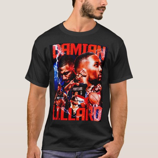 Damian Lillard Trailblazers T-shirt (Voorkant)