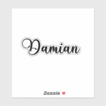 Damian Name - Handgeschreven kalligrafie