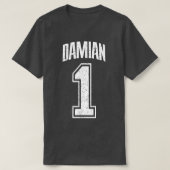 Damian Support Number 1 grootste ventilator T-shirt (Design voorkant)