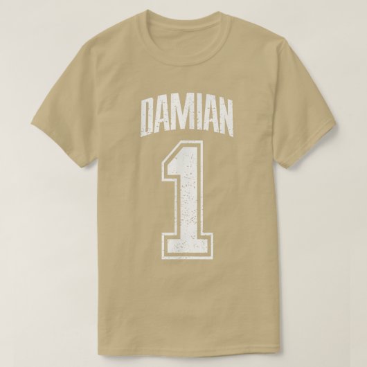 Damian Supporter Number 1 Greatest Fan  T-shirt (Design voorkant)