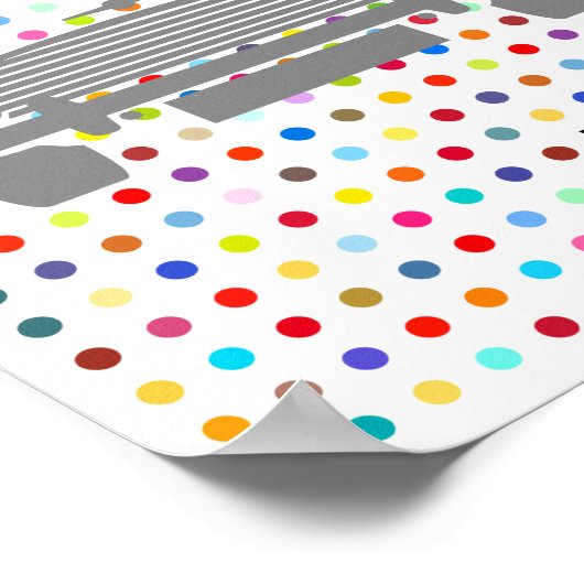 Damian's Classic Mini Cooper art Poster (Hoek)