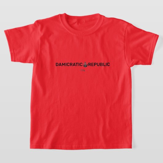 Damicratisch kinder T-shirt (Laagn)