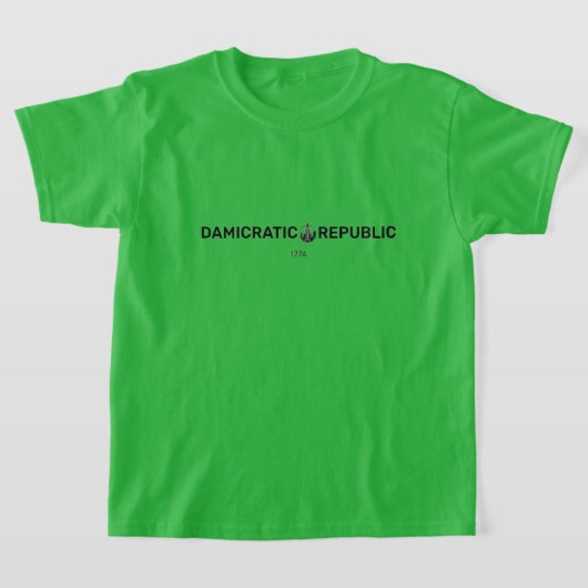 Damicratisch kinder T-shirt (Laagn)