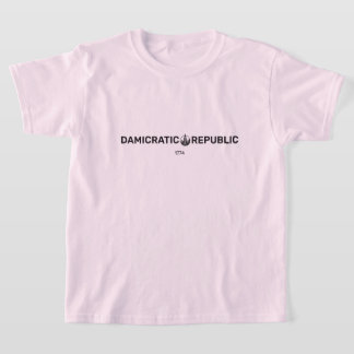Damicratisch kinder T-shirt