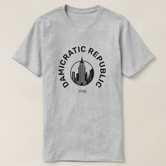 Damicratisch t-shirt (Design voorkant)