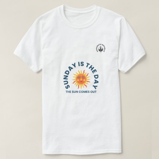 Damicratisch T-shirt (Design voorkant)