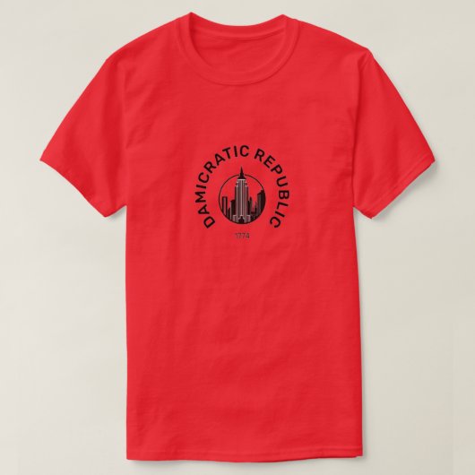 Damicratisch T-shirt (Design voorkant)