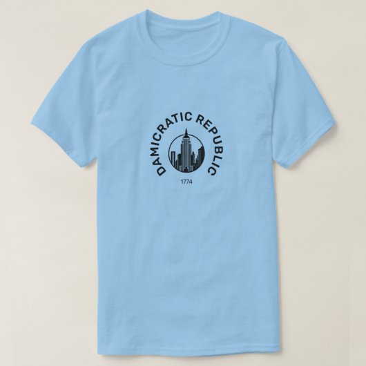 Damicratisch T-shirt (Design voorkant)