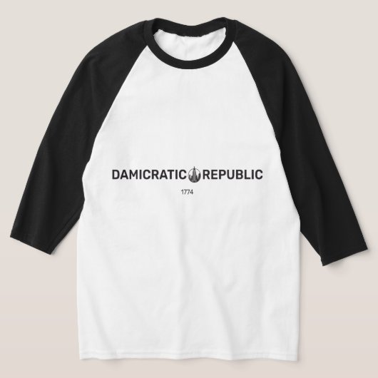Damicratisch T-shirt (Laagn)