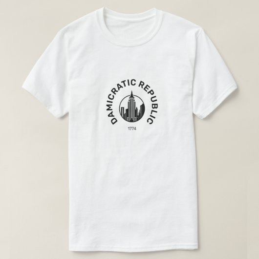 Damicratisch T-shirt (Design voorkant)