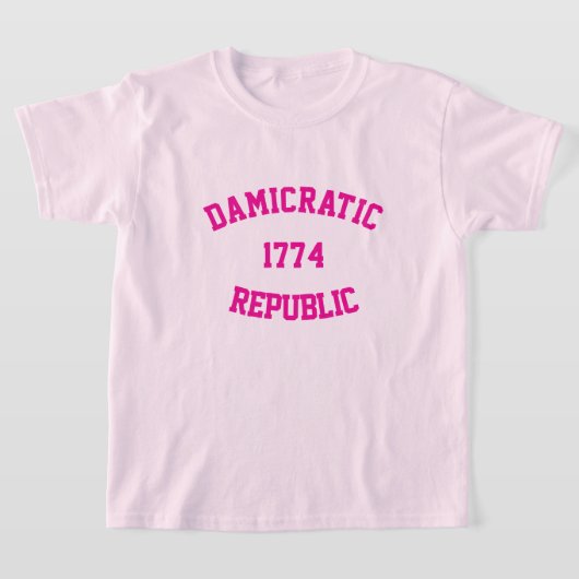 Damicratisch T-shirt voor kinderen (Laagn)