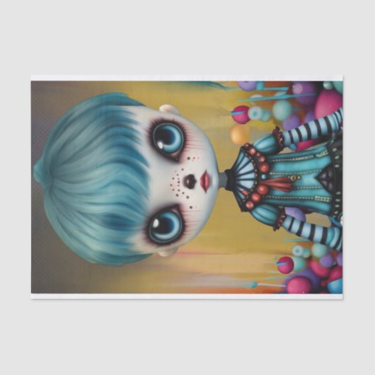 Damien, enge pop, broer van Agatha Tissuepapier (Voorkant)