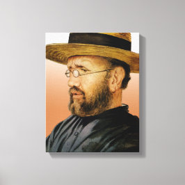Damien van Molokai Canvas Afdruk