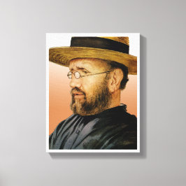 Damien van Molokai Canvas Afdruk