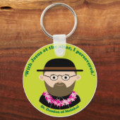 Damien van Molokai Sleutelhanger (Voorkant)