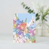 Dammam Saudi Arabia City Map Briefkaart (Staand voorkant)