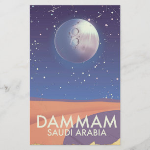 Dammam Saudi-Arabië Reisposter Briefpapier