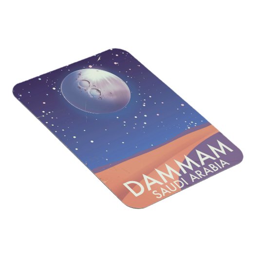 Dammam Saudi-Arabië Reisposter Magneet (Rechterzijde)
