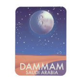 Dammam Saudi-Arabië Reisposter Magneet (Verticaal)
