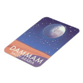 Dammam Saudi-Arabië Reisposter Magneet (Linkerzijde)