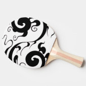 Dammaskers Ping Pong Paddle Tafeltennisbatje (Zijkant)