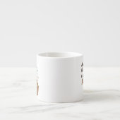 Dammi Un Buon Libro e un Tè tazza (Italiaans) Espresso Kop (Voorkant)